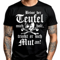 Bevor der Teufel mich holt - Premium T-Shirt