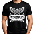 Wer die Freiheit aufgibt, verdient sie nicht - Premium T-Shirt