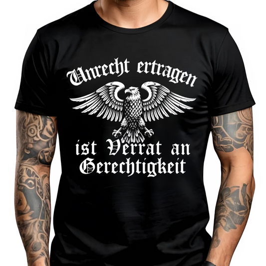 Unrecht ertragen ist Verrat an Gerechtigkeit - Premium T-Shirt