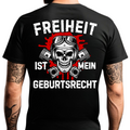 Freiheit ist mein Geburtsrecht - Premium T-Shirt Rückendruck