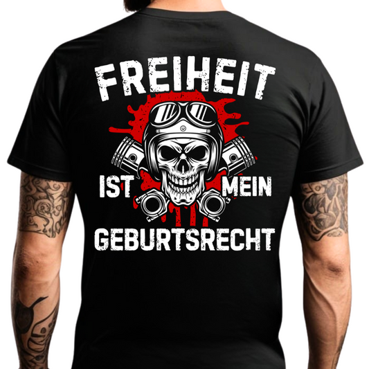 Freiheit ist mein Geburtsrecht - Premium T-Shirt Rückendruck