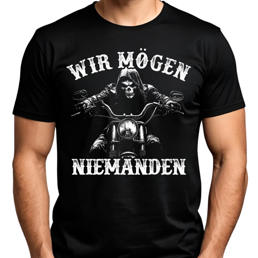 Wir mögen niemanden - Premium T-Shirt