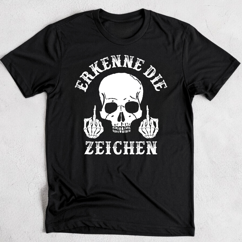 Erkenne die Zeichen - Premium T-Shirt
