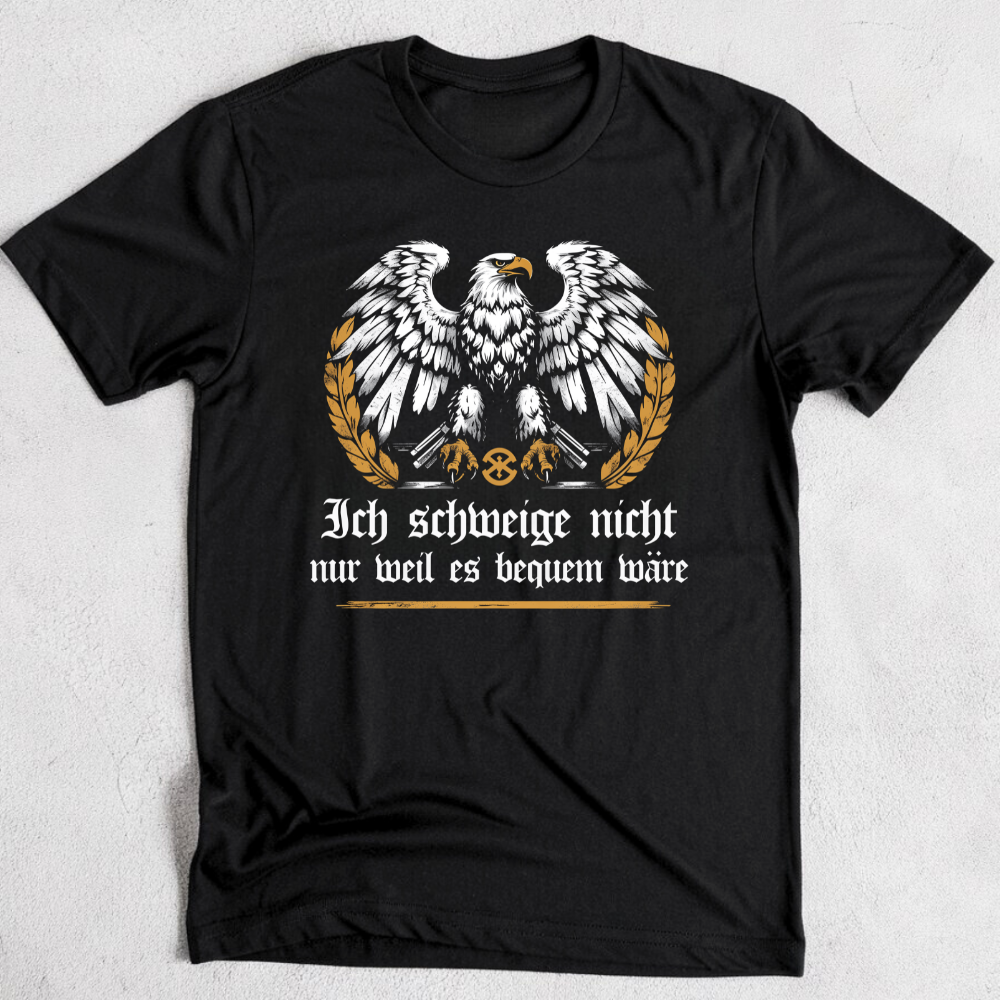 Ich schweige nicht, nur weil es bequem wäre. - Premium T-Shirt
