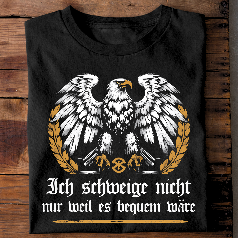 Ich schweige nicht, nur weil es bequem wäre. - Premium T-Shirt
