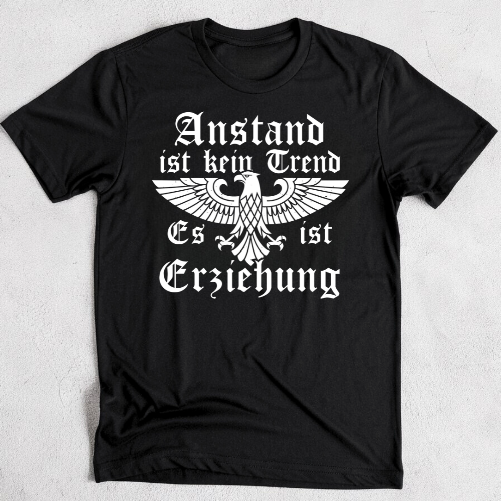 Anstand ist kein Trend - Premium T-Shirt
