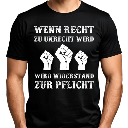 Wenn Recht zu Unrecht wird - Premium T-Shirt