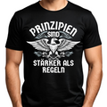 Prinzipien sind stärker als Regeln - Premium T-Shirt