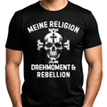 Meine Religion: Drehmoment & Rebellion - Premium T-Shirt