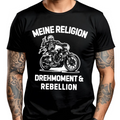 Meine Religion: Drehmoment & Rebellion - Premium T-Shirt