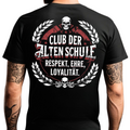 Club der alten Schule - Premium T-Shirt Rückendruck