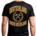 Deutschland unser Vaterland - T-Shirt Rückendruck
