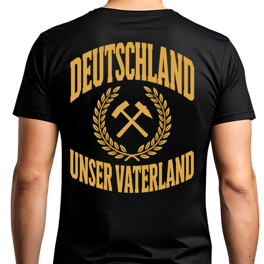 Deutschland unser Vaterland - T-Shirt Rückendruck