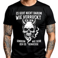 Es geht nicht darum, wie verrückt ich bin - Premium T-Shirt