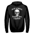 Alte Schule (Totenkopf) - Zip Hoodie Jacke