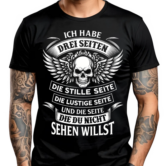 Ich habe drei Seiten - Premium T-Shirt