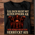 Leg dich nicht mit alten Bikern an - Premium T-Shirt