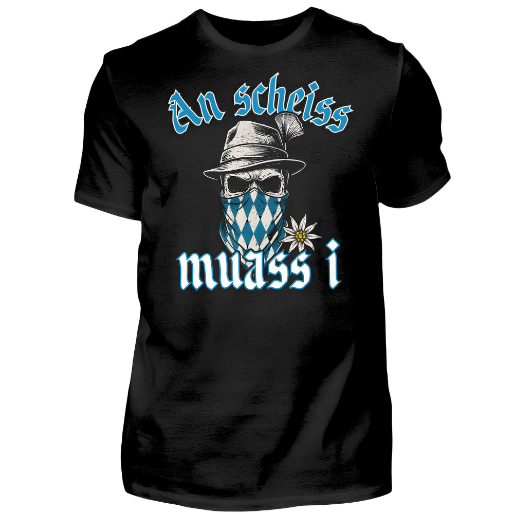 An scheiss muass i - Premium T-Shirt