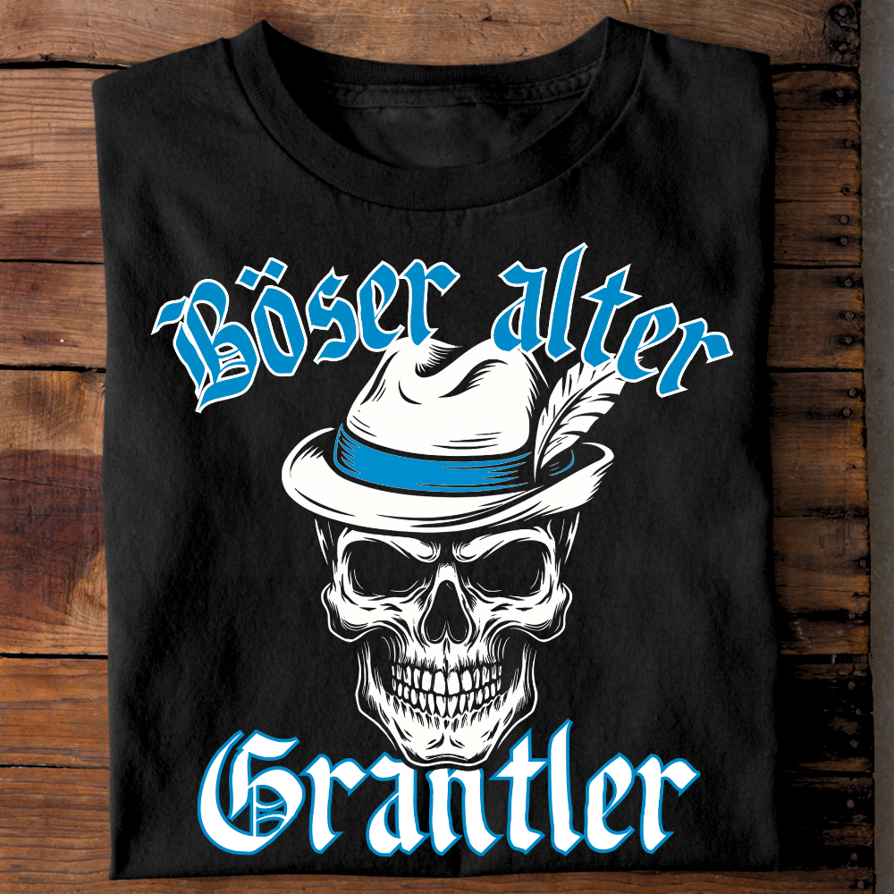 Böser alter Grantler - Premium T-Shirt