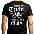 Bevor der Teufel mich holt - Premium T-Shirt Rückendruck