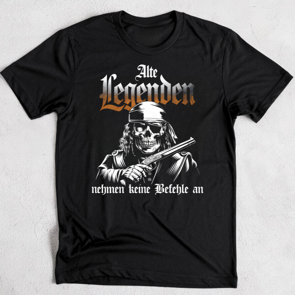 Alte Legenden nehmen keine Befehle an - Premium T-Shirt
