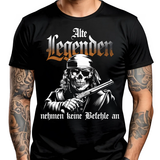 Alte Legenden nehmen keine Befehle an - Premium T-Shirt