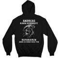 Dummheit reparieren - Hoodie Rückendruck (Personalisiert)