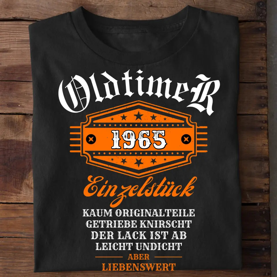 Oldtimer Einzelstück - T-Shirt (Personalisiert)