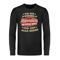 Ich bin dieser legendäre Motorradfahrer - Langarm Shirt
