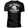 Alte Schule / Eiserner Kodex - Premium T-Shirt (Rückendruck)