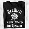 Freiheit im Blut, Stärke im Herzen - Damen T-Shirt