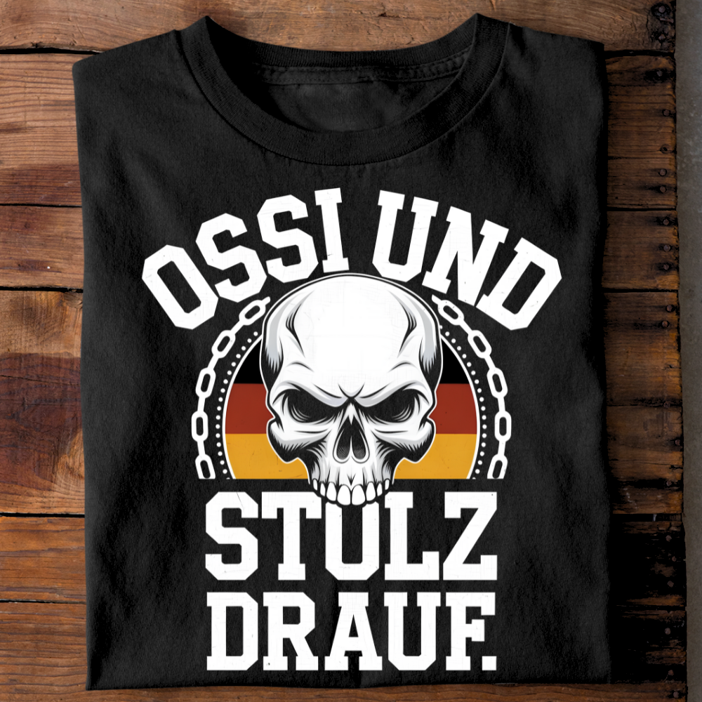 Ossi und stolz drauf - Premium T-Shirt
