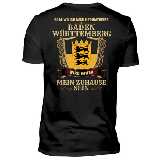 Baden-Württemberg - Premium T-Shirt Rückendruck