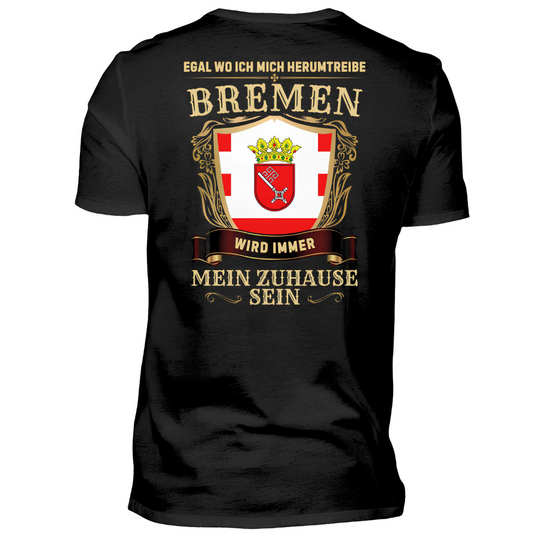 Bremen - Premium T-Shirt Rückendruck