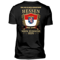 Hessen - Premium T-Shirt Rückendruck