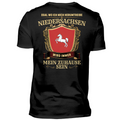 Niedersachsen - Premium T-Shirt Rückendruck