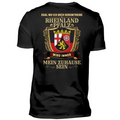 Rheinland-Pfalz - Premium T-Shirt Rückendruck