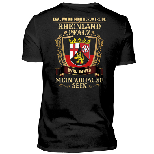 Rheinland-Pfalz - Premium T-Shirt Rückendruck