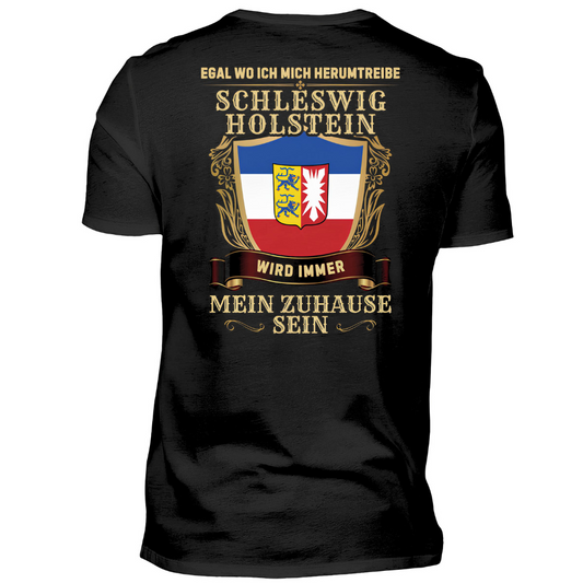 Schleswig-Holstein - Premium T-Shirt Rückendruck