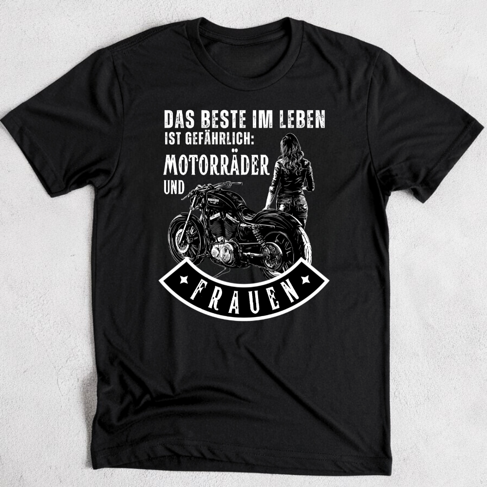 Das Beste im Leben ist gefährlich - Premium Damen T-Shirt