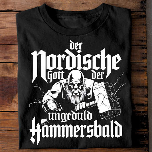 Der nordische Gott der Ungeduld - Premium T-Shirt