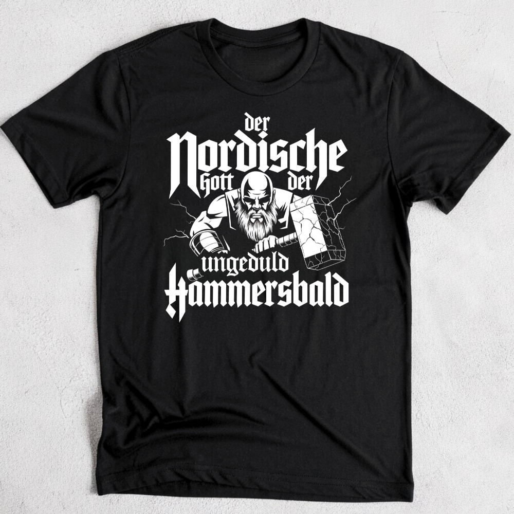 Der nordische Gott der Ungeduld - Premium T-Shirt