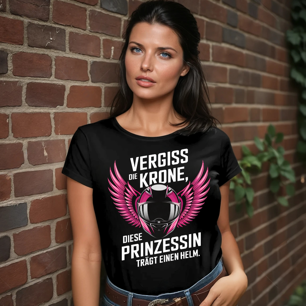 Diese Prinzessin trägt einen Helm - Premium Damen T-Shirt