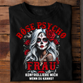 Böse psycho Frau - Premium Damen T-Shirt
