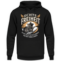 Echte Freiheit kann man nur fahren - Hoodie
