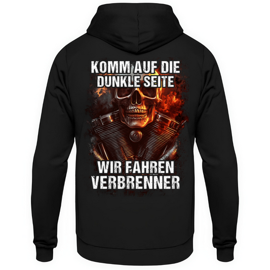 Wir fahren Verbrenner - Hoodie Rückendruck