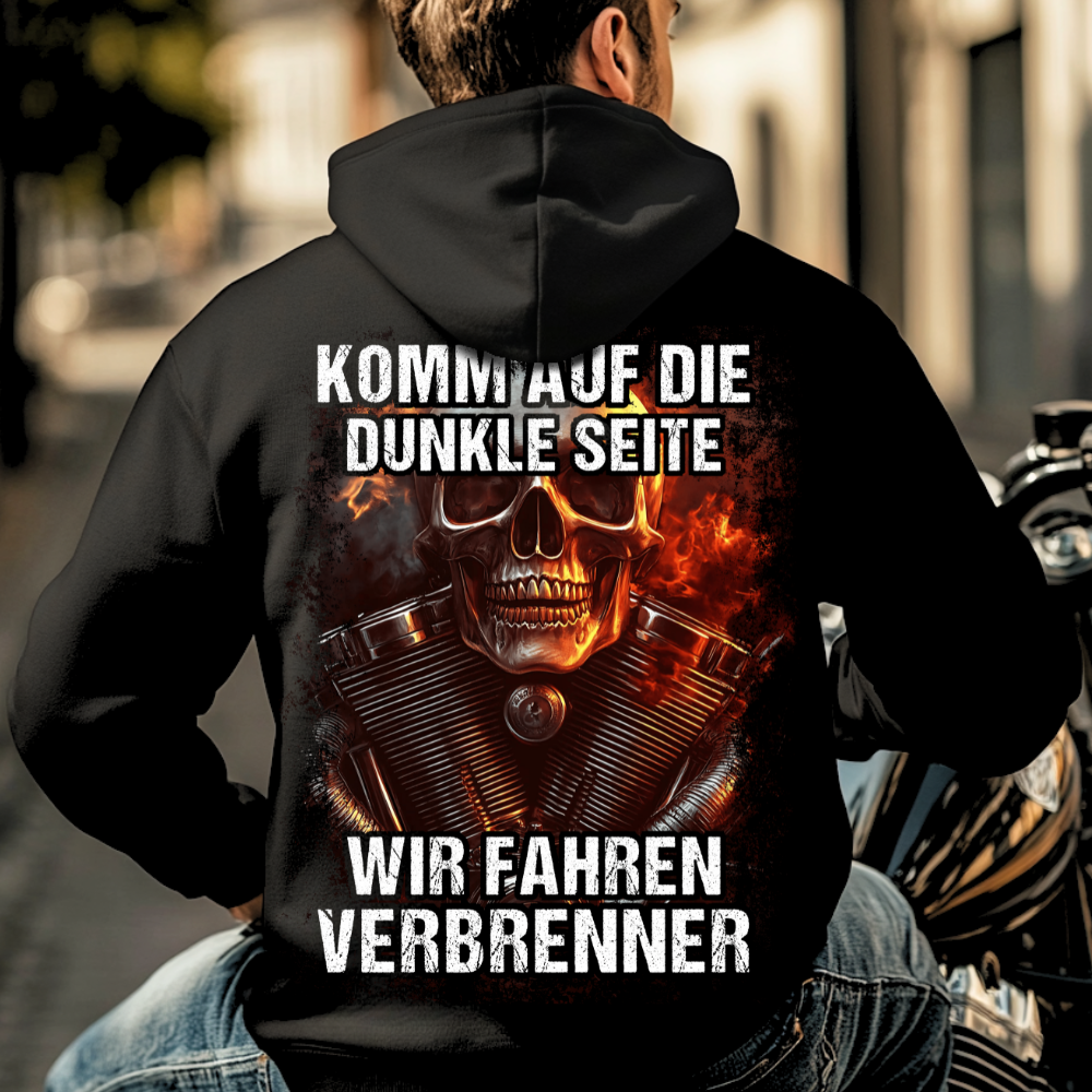 Wir fahren Verbrenner - Hoodie Rückendruck