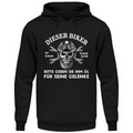 Dieser Biker ist schon etwas älter - Motorrad Hoodie