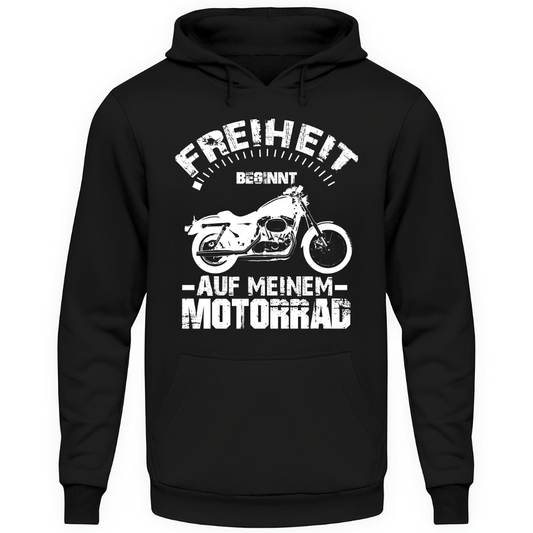 Freiheit auf meinem Motorrad - Hoodie