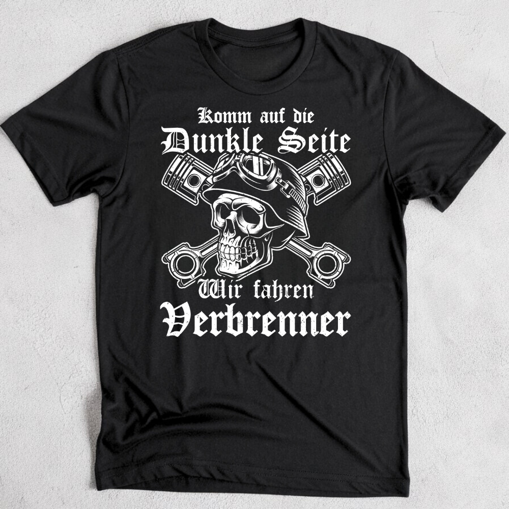 Komm auf die dunkle Seite - T-Shirt